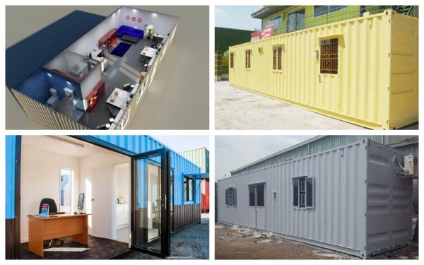 Container văn phòng 40 feet có toilet